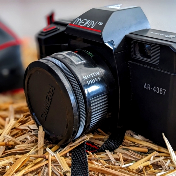 Vintage Meikai AR-4367 Motor Drive 35mm Film Camera Bundle - Picture 5 of 8